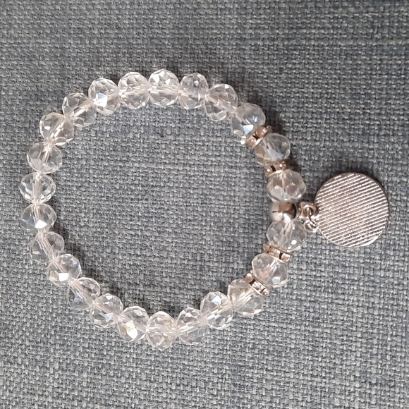 Bracelet Crystal Tree of Life Charm Stretch Elastic Strength Symbol Pretty New - Picture 3 of 3